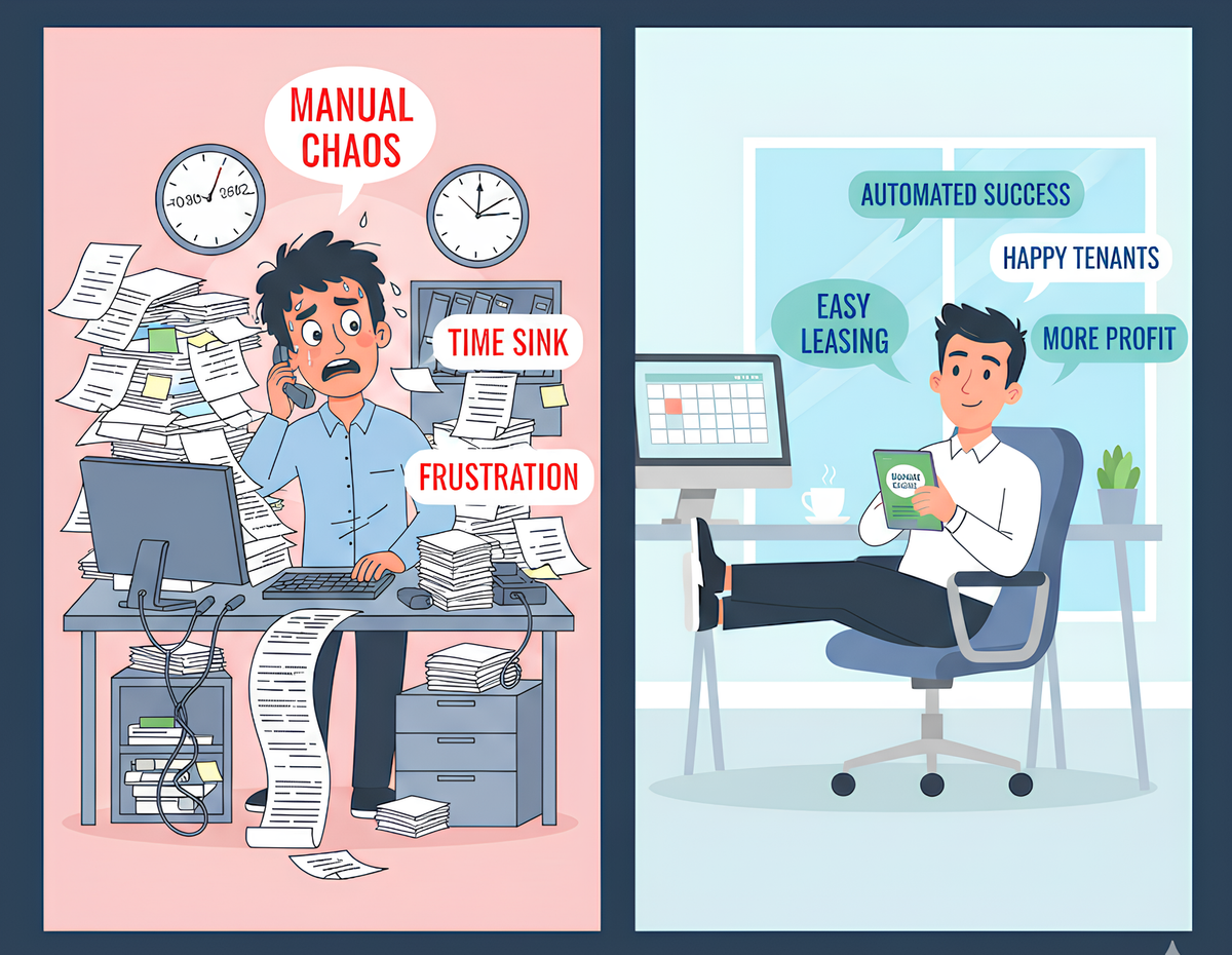 How Property Managers Are Quietly Losing 10–15 Hours a Week to Manual Work (And How Automation Fixes It)