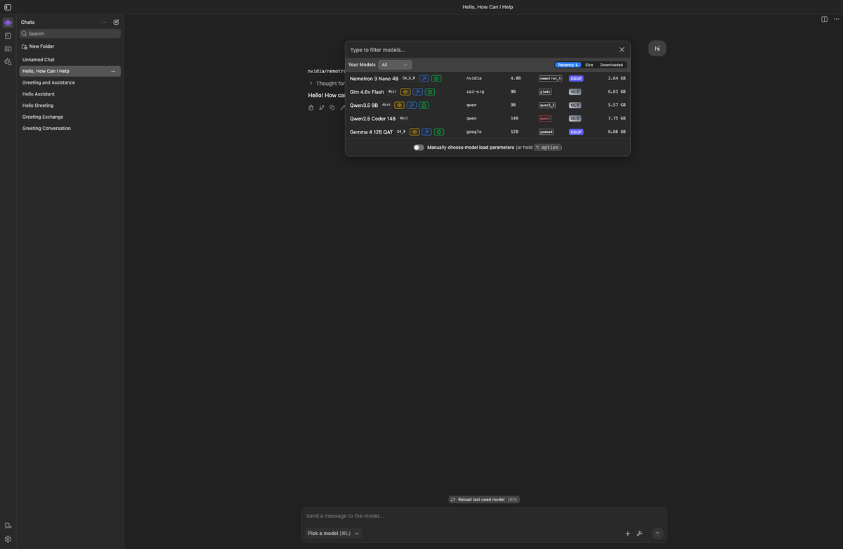 Going fully local: running AI on my average machine (Macbook Air M3 16GB) with LM Studio